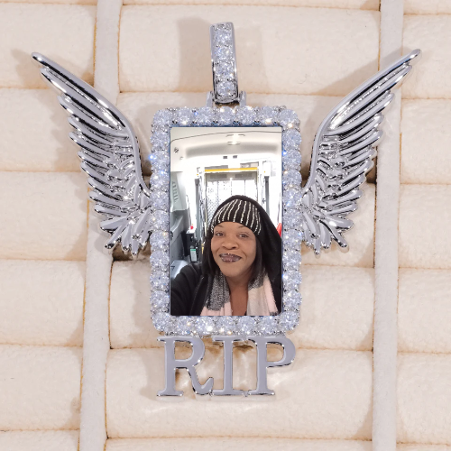 RIP WING 3D CUSTOM PICTURE PENDANT