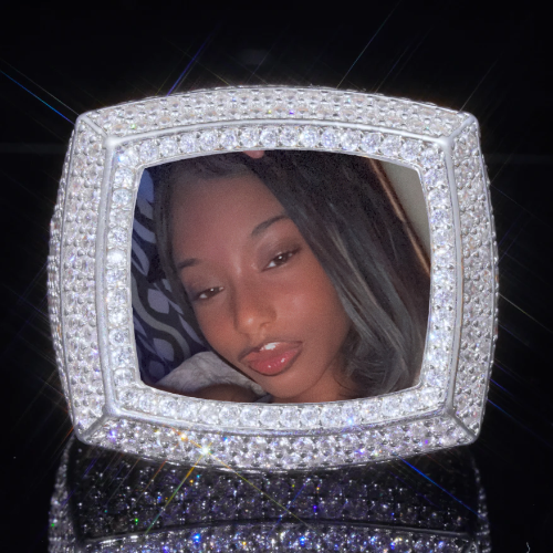 3D CUSTOM PICTURE ICED RING