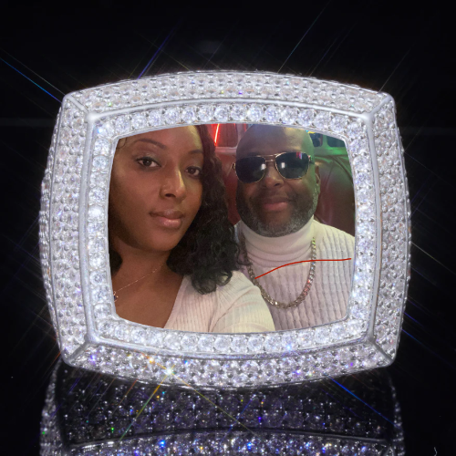 3D CUSTOM PICTURE ICED RING