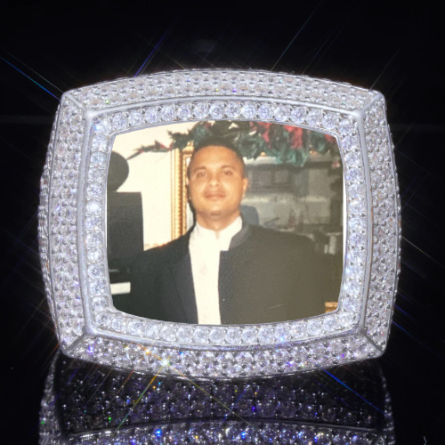 3D CUSTOM PICTURE ICED RING