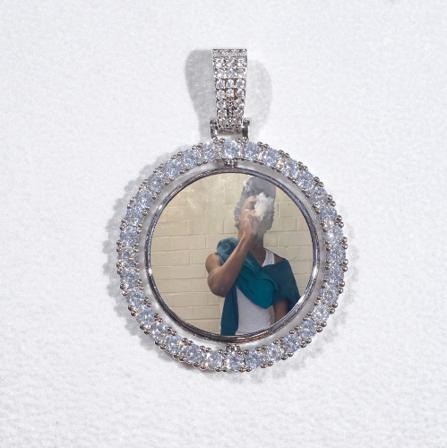 3D Spinning 2-Faced Custom Picture Pendant