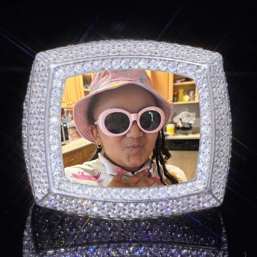 3D CUSTOM PICTURE ICED RING