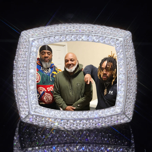 3D CUSTOM PICTURE ICED RING