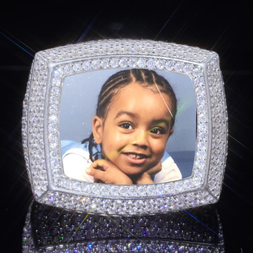 3D CUSTOM PICTURE ICED RING
