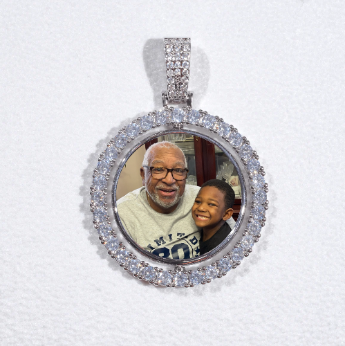 3D Spinning 2-Faced Custom Picture Pendant