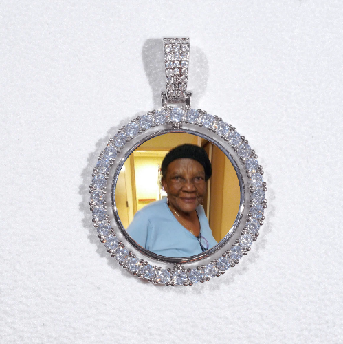 3D Spinning 2-Faced Custom Picture Pendant