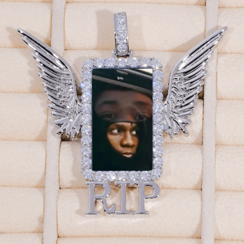 RIP WING 3D CUSTOM PICTURE PENDANT
