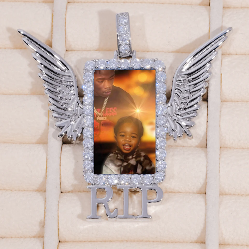 RIP WING 3D CUSTOM PICTURE PENDANT