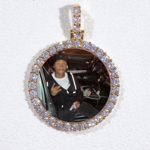 3D CIRCLE CUSTOM PICTURE PENDANT SMALL SIZE