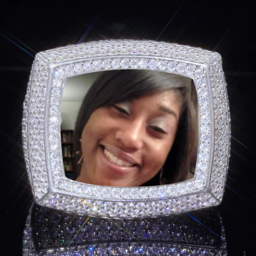 3D CUSTOM PICTURE ICED RING