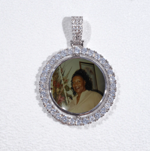 3D Spinning 2-Faced Custom Picture Pendant