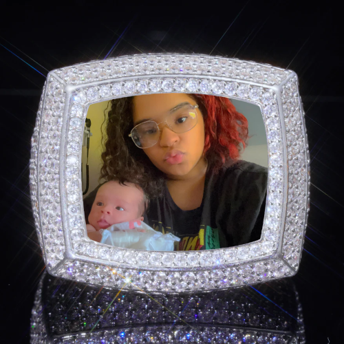 3D CUSTOM PICTURE ICED RING