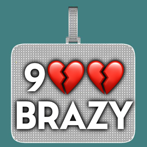 CUSTOM LETTER NECKLACE 3D BIG SQUARE
