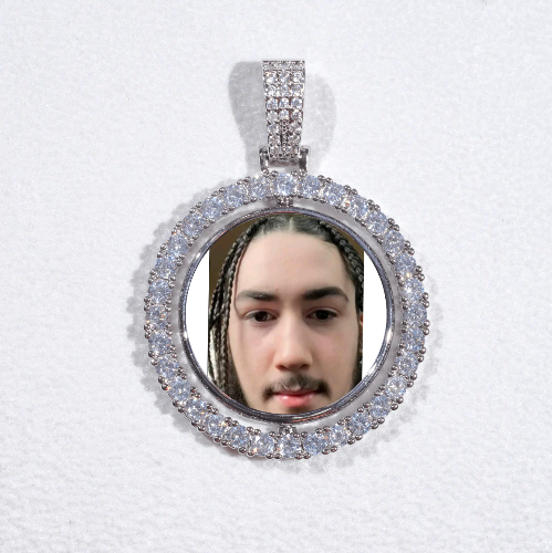 3D Spinning 2-Faced Custom Picture Pendant