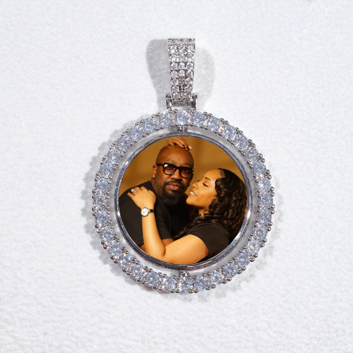3D Spinning 2-Faced Custom Picture Pendant