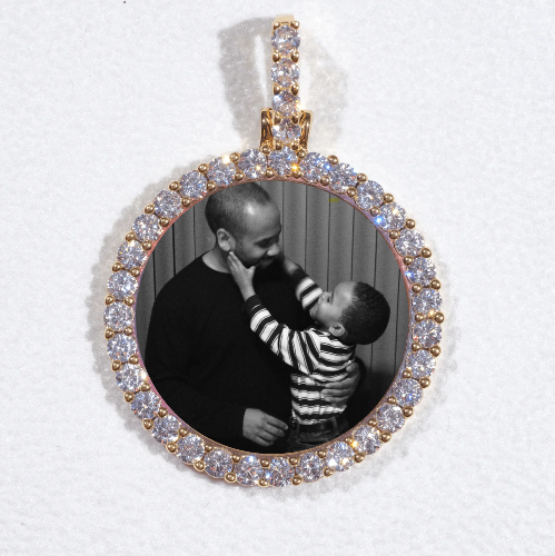 3D CIRCLE CUSTOM PICTURE PENDANT SMALL SIZE