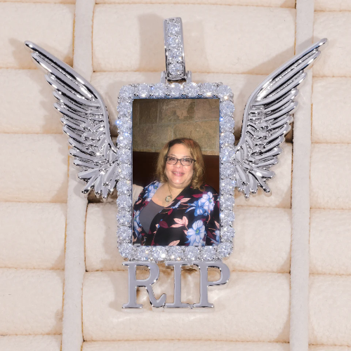 RIP WING 3D CUSTOM PICTURE PENDANT