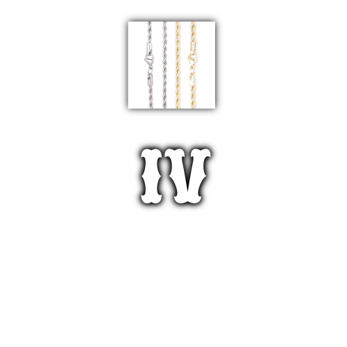 Custom Letters Freibeuter Font Necklace