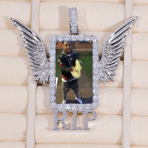 RIP WING 3D CUSTOM PICTURE PENDANT