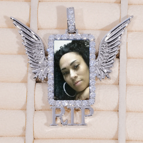 RIP WING 3D CUSTOM PICTURE PENDANT