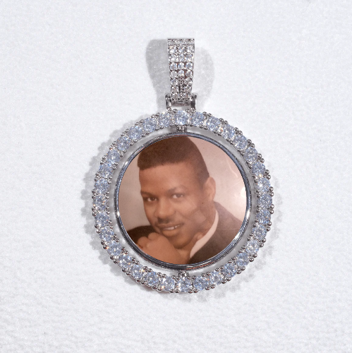 3D Spinning 2-Faced Custom Picture Pendant