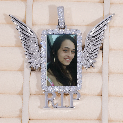 RIP WING 3D CUSTOM PICTURE PENDANT