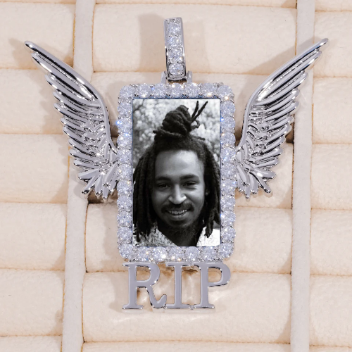 RIP WING 3D CUSTOM PICTURE PENDANT