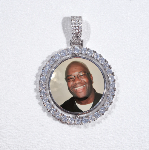 3D Spinning 2-Faced Custom Picture Pendant