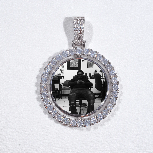 3D Spinning 2-Faced Custom Picture Pendant
