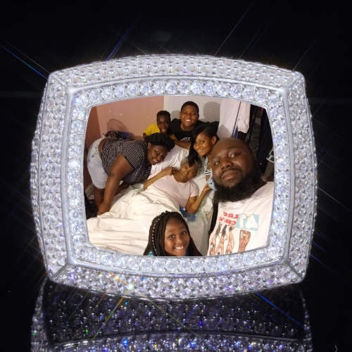3D CUSTOM PICTURE ICED RING
