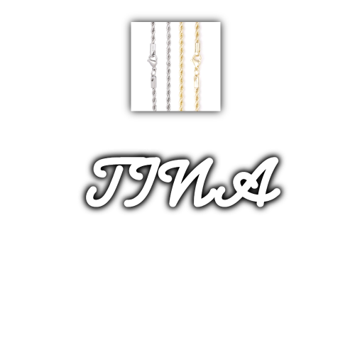 Script Custom Letter Necklace