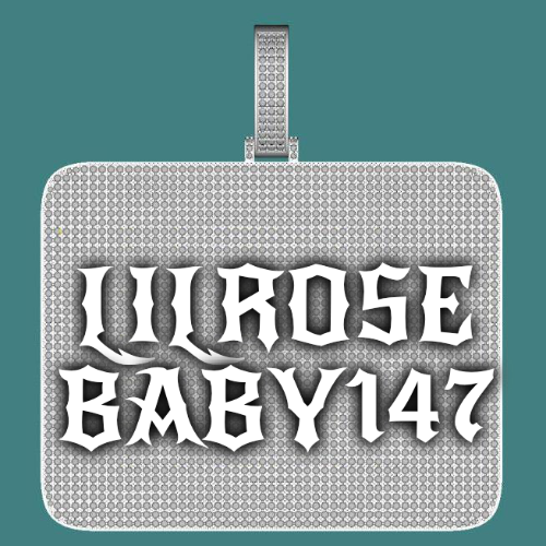 CUSTOM LETTER NECKLACE 3D BIG SQUARE