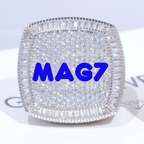 CUSTOM LETTER 3D ICED RING