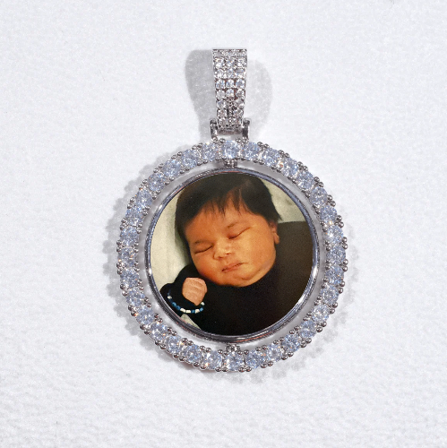 3D Spinning 2-Faced Custom Picture Pendant