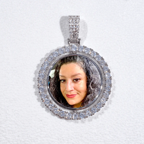 3D Spinning 2-Faced Custom Picture Pendant