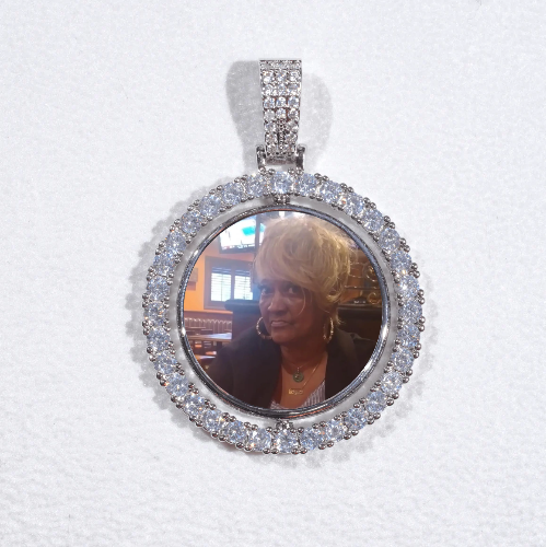 3D Spinning 2-Faced Custom Picture Pendant