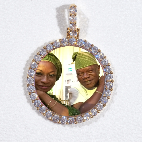 3D CIRCLE CUSTOM PICTURE PENDANT SMALL SIZE