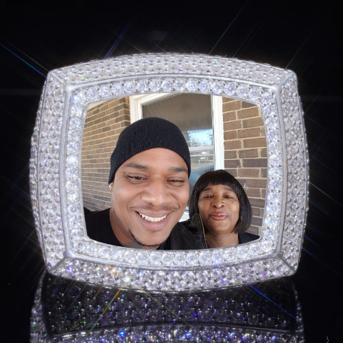 3D CUSTOM PICTURE ICED RING