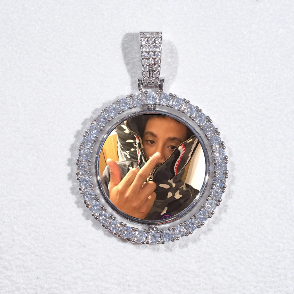 3D Spinning 2-Faced Custom Picture Pendant