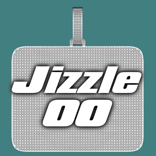 CUSTOM LETTER NECKLACE 3D BIG SQUARE