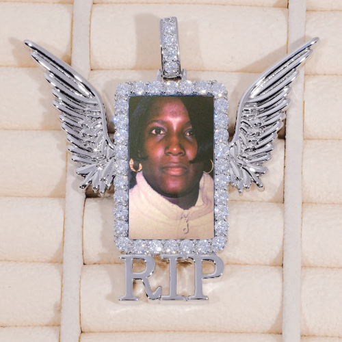 RIP WING 3D CUSTOM PICTURE PENDANT