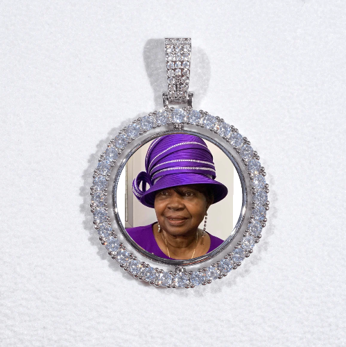 3D Spinning 2-Faced Custom Picture Pendant
