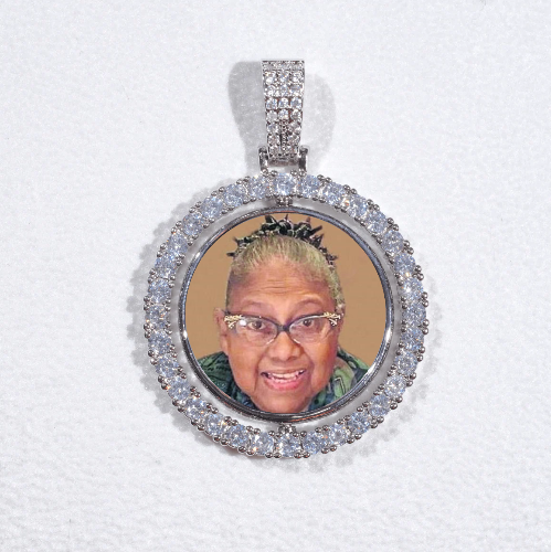3D Spinning 2-Faced Custom Picture Pendant