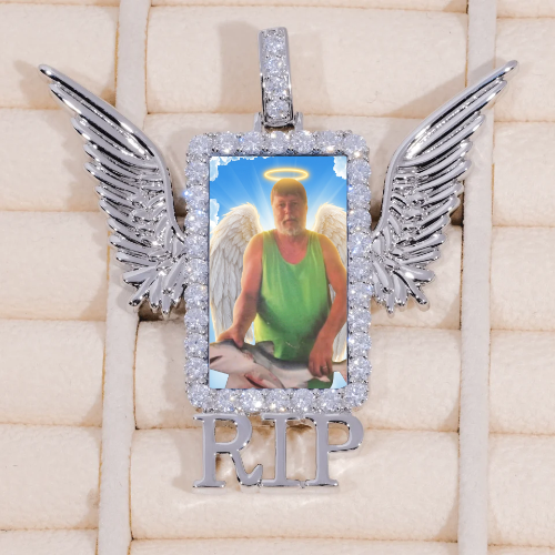 RIP WING 3D CUSTOM PICTURE PENDANT