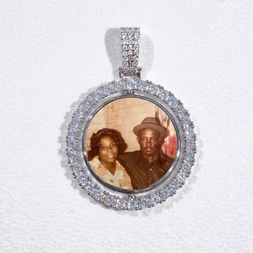 3D Spinning 2-Faced Custom Picture Pendant