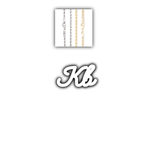 Script Custom Letter Necklace