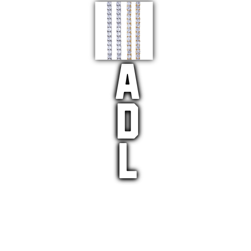 Custom Letters Baguette Two Layer Necklace