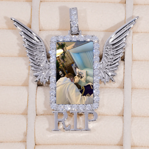 RIP WING 3D CUSTOM PICTURE PENDANT