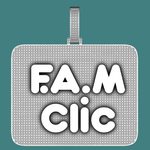 CUSTOM LETTER NECKLACE 3D BIG SQUARE