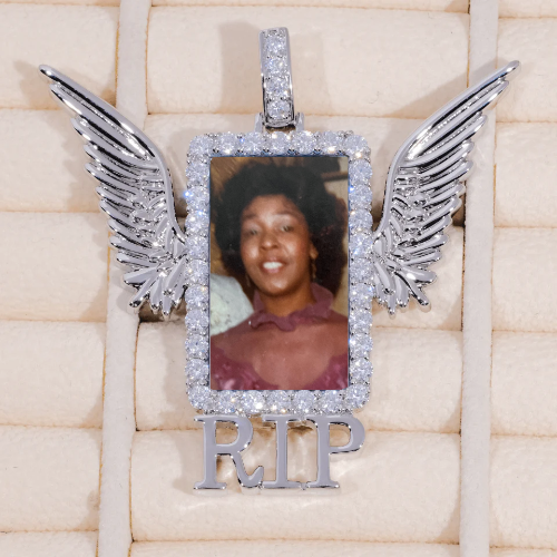 RIP WING 3D CUSTOM PICTURE PENDANT